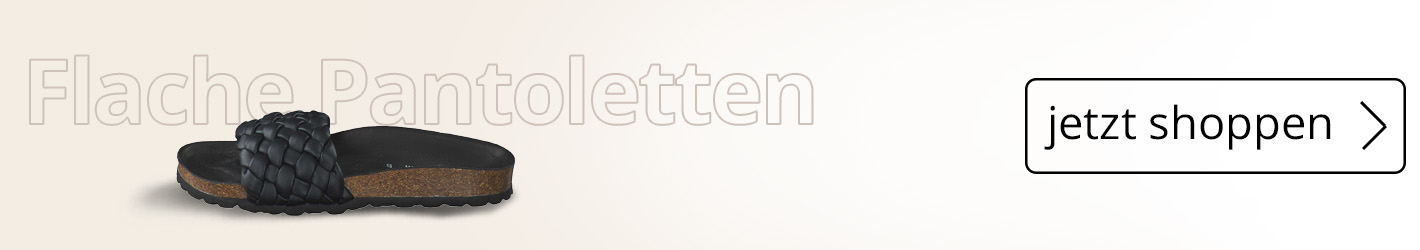 Neue flache Pantoletten günstig online shoppen bei Siemes Schuhcenter